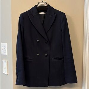 Mango Suit - Navy Double breasted blazer.